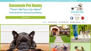 Savannah Pet Nanny | Boarding