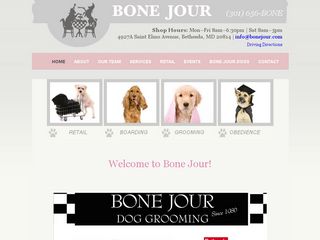 Bone Jour Pet Boutique Incorporated | Boarding