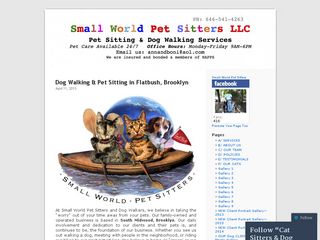 Small World Pet Sitters LLC Brooklyn