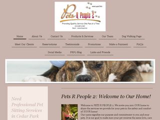 Pets R People 2 LLC | Boarding