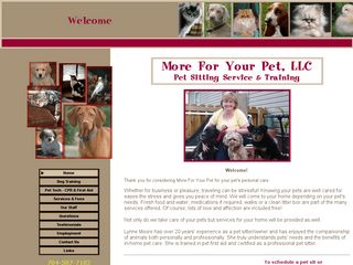 More For Your Pet | Boarding