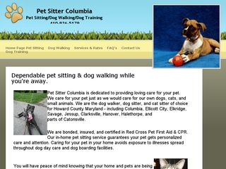 Pet Sitter Columbia Columbia
