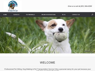 At Home Pet Care | Boarding