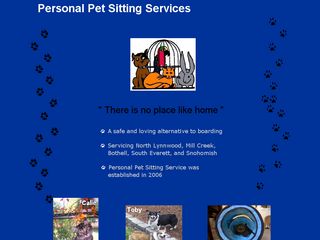 Personal Pet Sitting Service | Boarding
