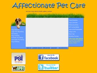Affectionate Pet Care | Boarding
