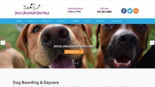 Dogs Unleashed Daycare | Boarding