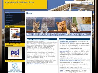 Affordable Pet Sitters Plus | Boarding