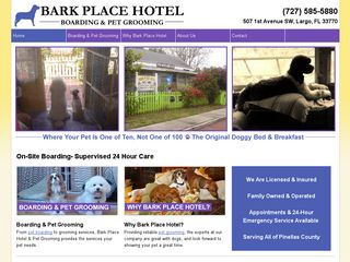 Bark Place Hotel   Pet Grooming Largo