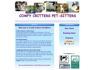 Comfy Critters Pet Sitters | Boarding