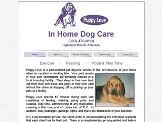 Puppy Love In Home Dog Care | Boarding