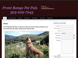 Front Range Pet Pals | Boarding