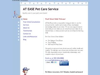 At Ease Pet Care Service | Boarding