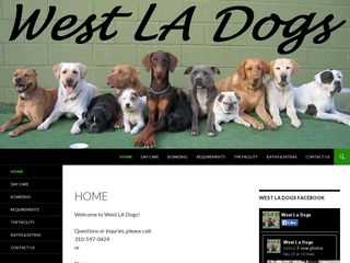 West LA Dogs | Boarding
