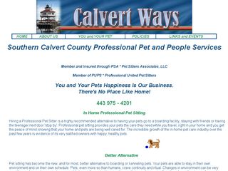Calvert Ways Pet Sitting | Boarding