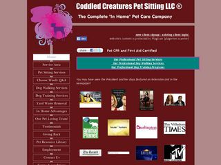 Coddled Creatures Pet Sitting LLC Mahwah