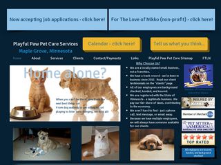 Playful Paw Pet Care Services | Boarding
