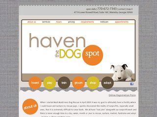 Haven the Dog Spot | Boarding