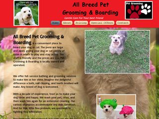 All Breed Grooming Pet Services | Boarding