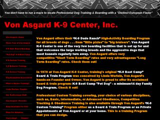 Von Asgard K 9 Center | Boarding