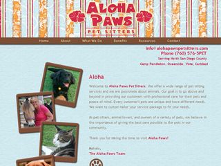 Aloha Paws Pet Sitters | Boarding