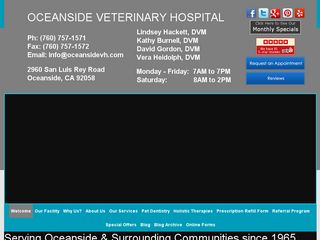 Oceanside Veterinary Hospital | Boarding