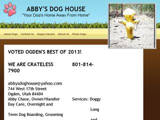 Abbys Dog House | Boarding