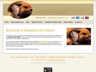 Pasadena Pet Sitters Pasadena