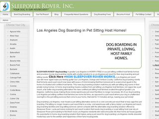 Sleepover Rover Dog Boarding Pasadena | Boarding