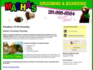 Mashas Grooming & Boarding | Boarding