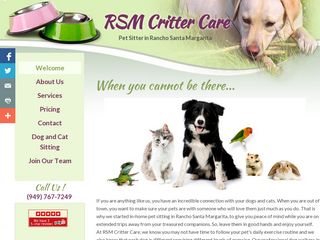 RSM Critter Care | Boarding