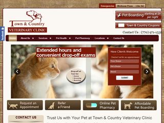 Town & Country North Veterinary Clinic | Boarding