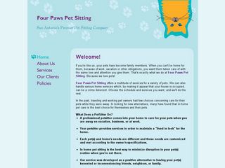 Four Paws Pet Sitting | Boarding