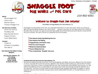 Snagglefoot Dog Walks  Pet Care | Boarding