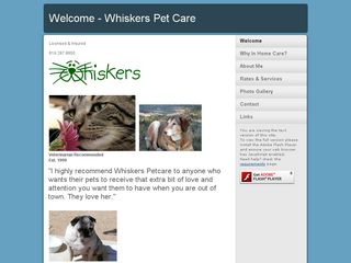 Whiskers In Home Petsitting | Boarding