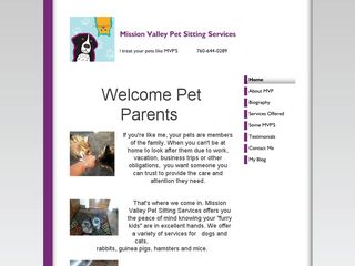 Mission Valley Pet SItting | Boarding