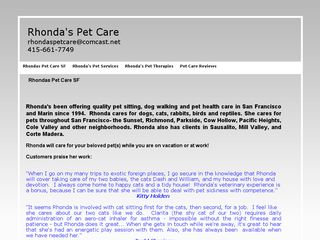 Rhondas Pet Care | Boarding