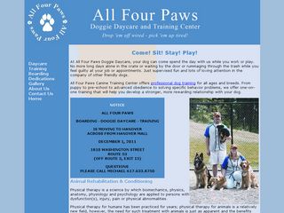 All Four Paws | Boarding