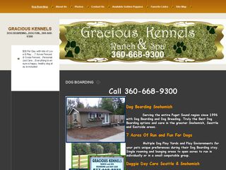 Gracious Kennels Ranch & Spa | Boarding