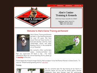 Alans Canine Training And Kennels | Boarding