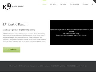K9 Rustic Ranch | Boarding