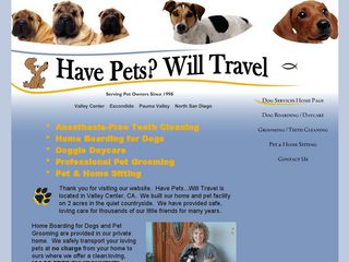 Have Pets Will Travel | Boarding