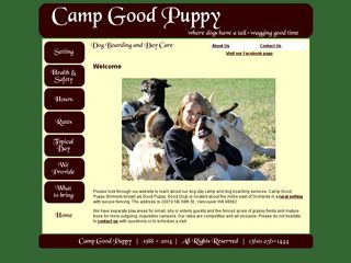 Camp Good Puppy | Boarding