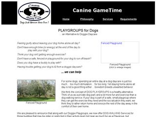Canine Gametime LLC | Boarding