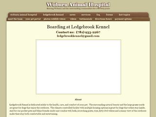 Ledgebrook Kennel | Boarding