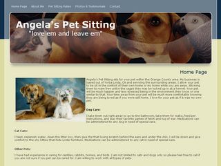 Angelas Pet Sitting | Boarding