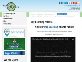 Atlanta Dog Spa | Boarding