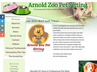 Arnold Zoo Pet Sitting Aubrey
