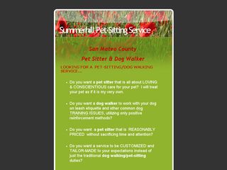 Summerhill Pet Sitting Service Belmont