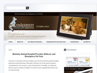 University Veterinary Hospital | Boarding