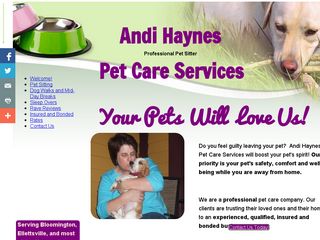 Andi Haynes Pet Care Services Bloomington